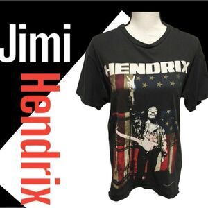 𝅺jimi Hendrix tee black mens size medium